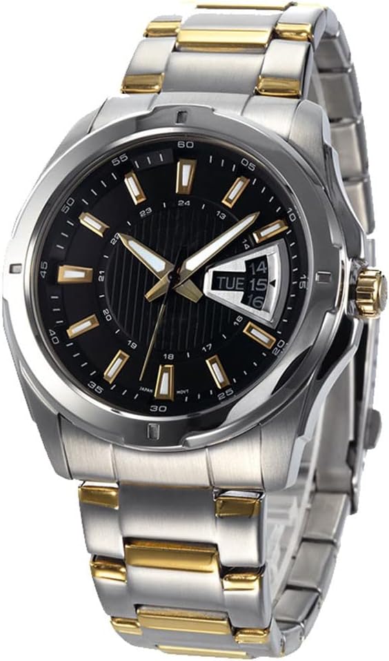 Wristwatches Men Watches Women Orient Wristwatches Cheap Seiko Watches Men Quartz Men Watches Stainless Steel Luxury Watches with Strap Color:D,Size: