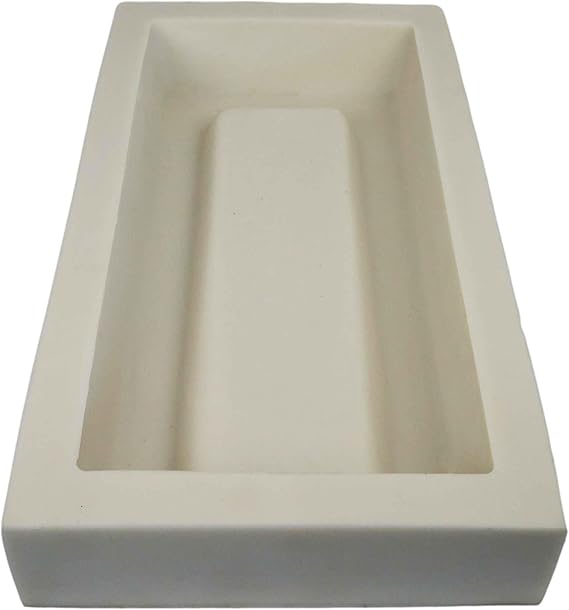 Rubber Molds for Concrete, Concrete Splash Block Mold, 17" L x 8" W x 2.25" D