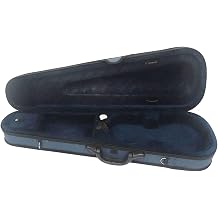 Violin box 4/4Violin Case Triangle With Hygrometer Oxford Cloth Lightweight Pressure-resistant Violin Portable Cloth Box(Blue lining)