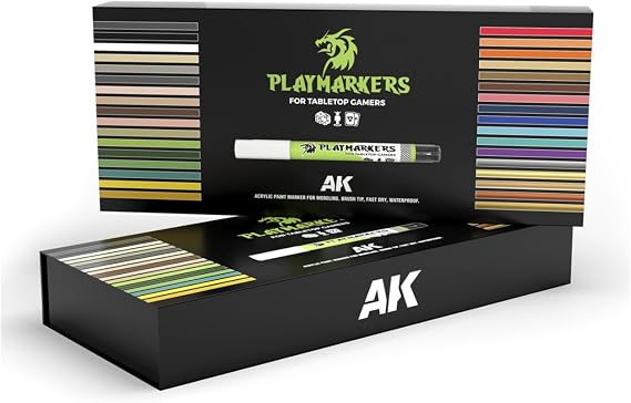 AK Interactive PLAYMARKERS SPECIAL BOX AKM150 Full Range (34x)