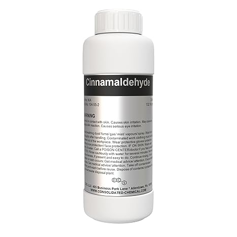 Cinnamaldehyde High Purity Aroma Compound (500mL (16 Fl Oz))
