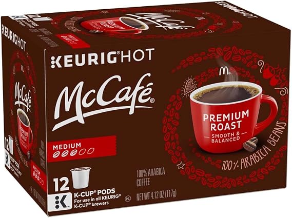 McCafe Premium Roast 12 K-Cup Count