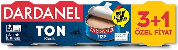 Dardanel Sunflower Oily Tuna 4x75 gr