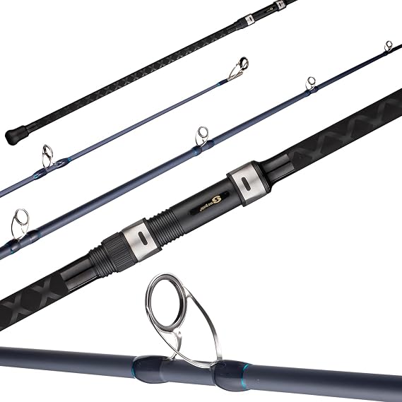 Surf Rod Graphite Surf Spinning Fishing Rod with Seaguide Reel Seat (9' - 2 Piece)
