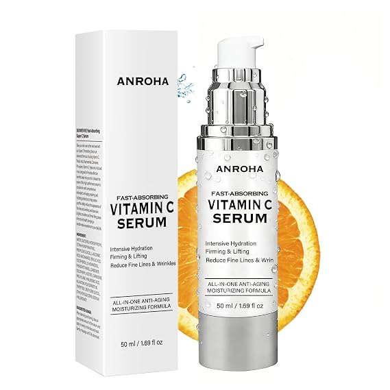 Super Vitamin C Face Serum for Women Over 70, Large Size 1.7 fl oz (50ml) - Fragrance-Free Multi-Tasking Age Defying Hydrating Complex for Mature Sensitive Skin
