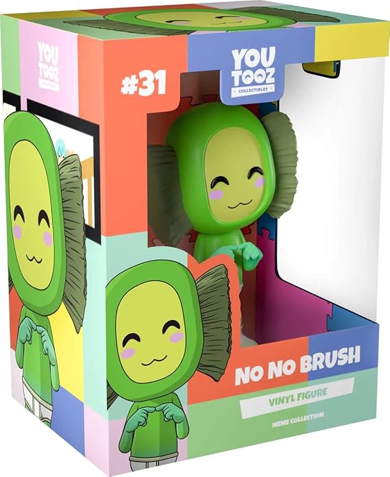 Youtooz No No Brush #31 4.8" inch Vinyl Figure, Collectible Meme No No Brush Figure from Youtooz Meme Collection