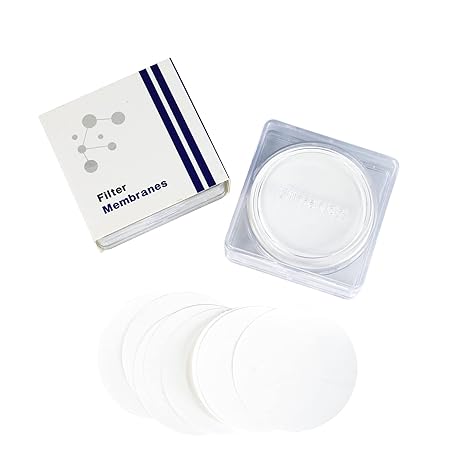 47mm PVDF Hydrophilic Membrane Disc Filters 0.22m, Pack of 50