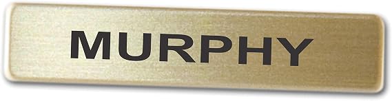 Metal Name Badges Engraved Metal Police Fire Military by Better Badges