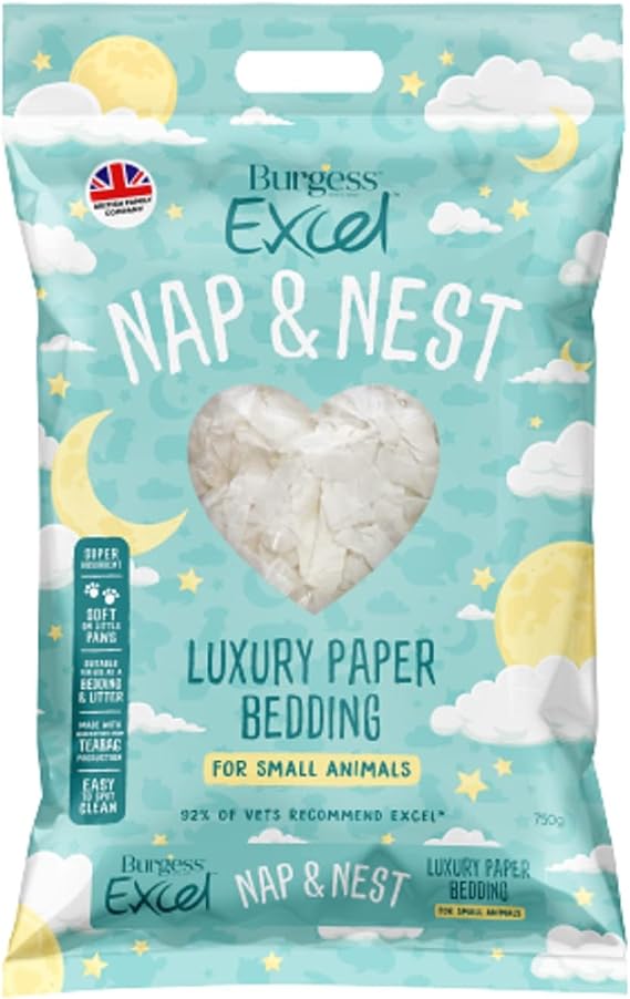 Excel Burgess Nap & Nest Paper Bedding for Small Animals