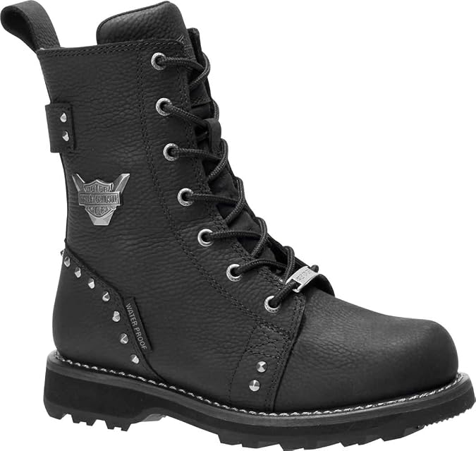 Harley-Davidson Women's Ardmore Waterproof BLK or BWN Motorcycle Boots D87178