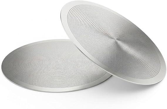 51mm Ultra-Thin 0.2mm Espresso Puck Screen, 2-Pack, 316 Stainless | Compatible with Delonghi Dedica EC680/EC685/EC885, SMEG and Gevi. Ultra-thin design delivers even extraction