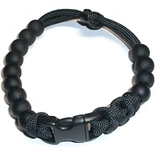 RedVex Ranger Pace Counter Bead Bracelet Black - Choose Your Size - Customization Available