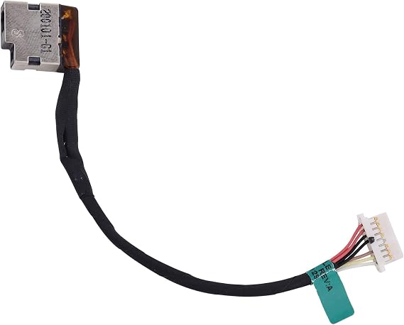 799736-F57 799736-Y57 DC Jack Power Plug In Charging Port Connector Socket with Wire Cable Harness Compatible with hp 15-AC 15-AC163NR 15-AC063NR 15-AC113CL 15-AC121DX 15-AC161NR series Laptop