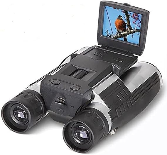 Toptekits HD 1080P Multifunction Binocular with Cameras Telescope Video Recorder/Photo with 2" Screen,Digital Camera Binoculars 12x32 5MP Video Photo Recorder Digital Camera Telescope