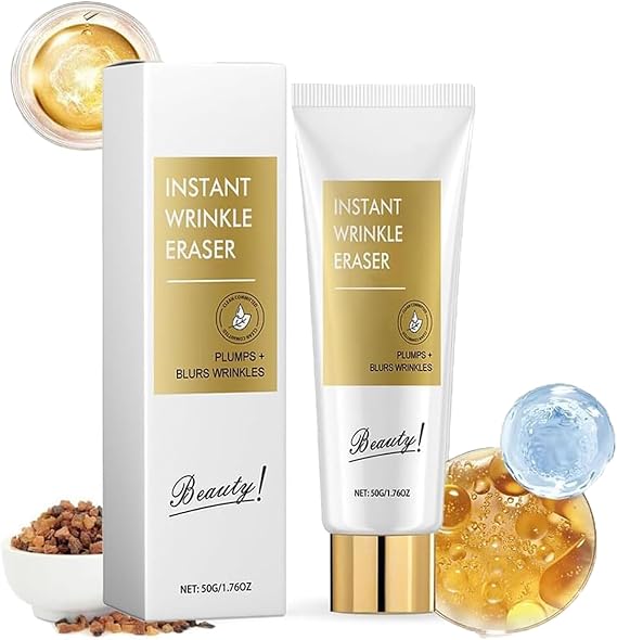 Skips The Line Instant Wrinkle Eraser Face Cream,Skin Tightening Cream for Face,Firming Serum Firming Lotion For Body, Deep Nourishing & Repairing, Fade Fine Lines & Tighten Skin (1PC)