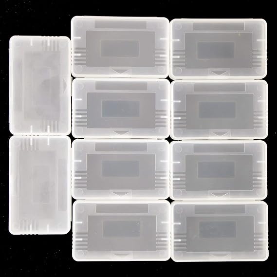 Plastic Game Cartridge Cases Storage Box Protector Holder Dust Cover Replacement Shell for GBA Gameboy Advance SP GBM (10pcs)