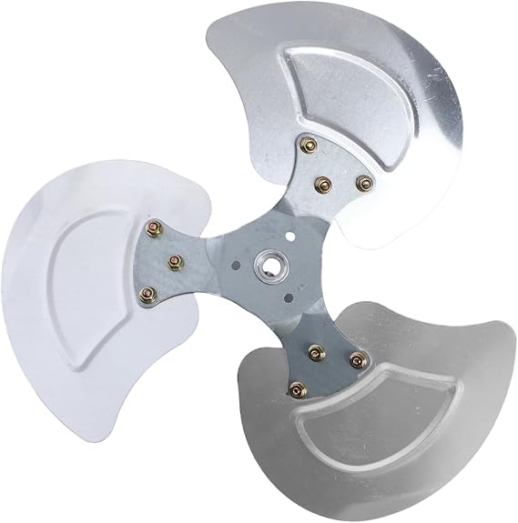 Aluminum Fan Blades Detachable Fan Blade Replacement for Metal Industrial Floor Fans Silver 16 Inches One Size