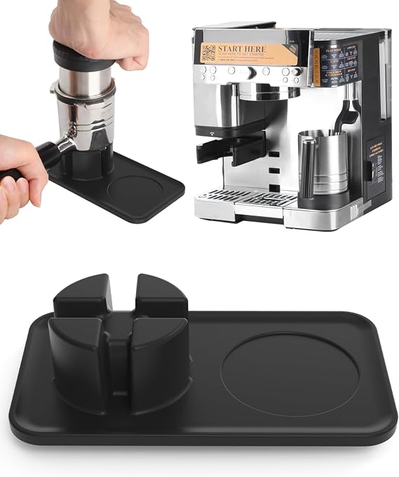 Tamping Mat for Ninja Luxe Cafe Espresso Machine ES601/ES701 Food-Grade Silicone Tamper Holder Non-Slip Accessories for Ninja Luxe Cafe