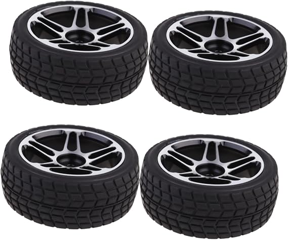 VICASKY 4Pcs Aluminum Alloy Car Wheels for Rc Vehicles Compatible with Redcat DIY Accessories for Model Cars