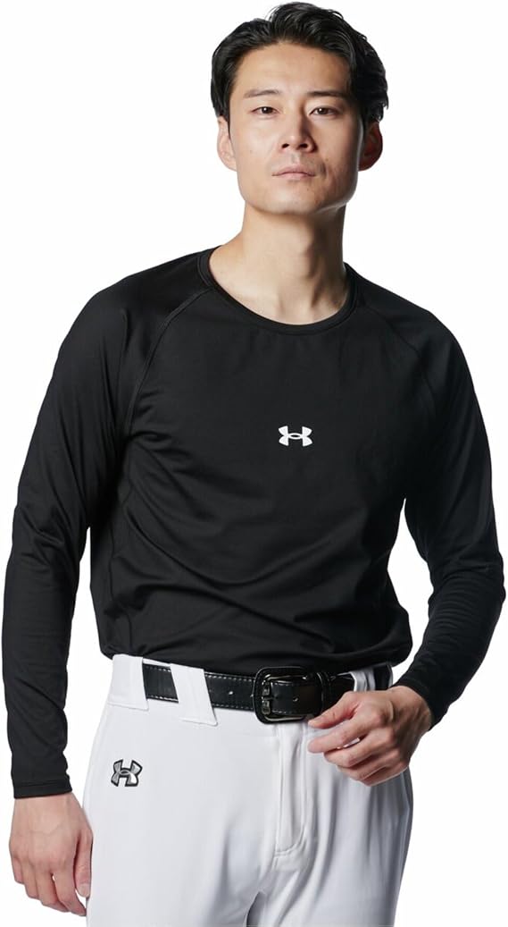 Under Armour ベースボールベースレイヤーUAコールドギア コンフォート フィッティド ロングスリーブ クルーネック シャツメンズ