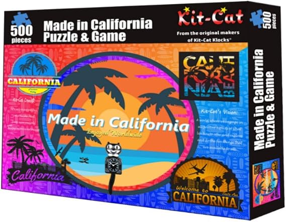 Made in California Kit-Cat Puzzle and Game