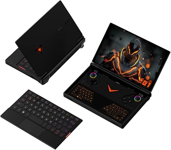 ONE XPLAYER G1 Handheld PC with AMD Ryzen AI 9 HX 370, 2-in-1 Laptop with 8.8" 144Hz 2k Touchscreen, 32G RAM and 2TB SSD