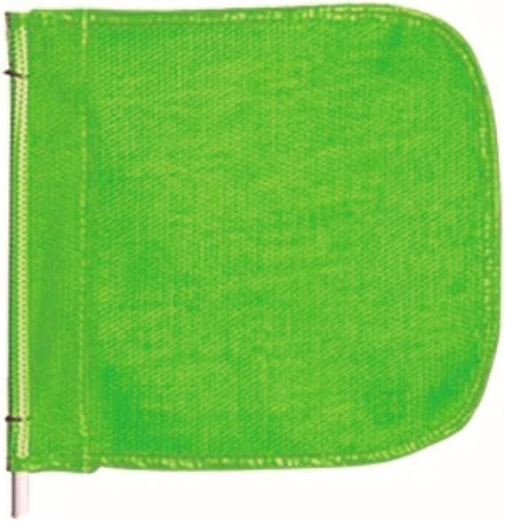 Checkers Heavy Duty Replacement 12" Green Warning Whip Safety Flag | Industrial Safety Flags for Trucks, Mining, Construction - Made in the USA - FS9024-G
