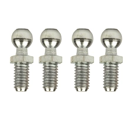 4 pc Zinc 8mm M6X1.00 Thread Ball Studs | Lift Supports Depot gas spring, gas strut and shock - tested for accurate lift force and dependable performance