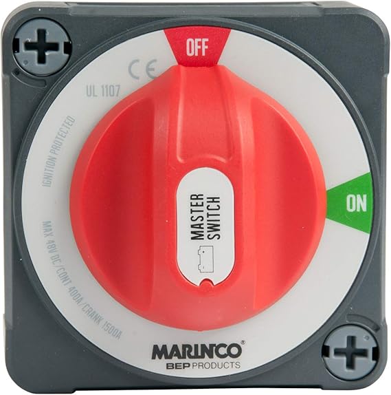 BEP Marinco Power Products Pro Installer EZ-Mount On/Off Battery Switch