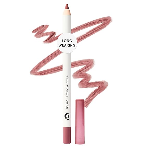 Glossier Lip Line Enhancing Pencil, Creamy Medium Coverage, Bit | Mauve, Defines Natural Shape & Tone, Longwearing, Water, Smudge & Transfer-Resistant, Jojoba Oil, Sensitive Skin