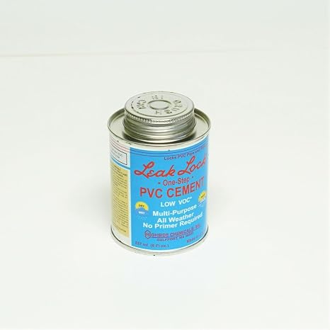 for Supco HS10608 Leak Lock one-Step PVC Cement 8-Ounce can