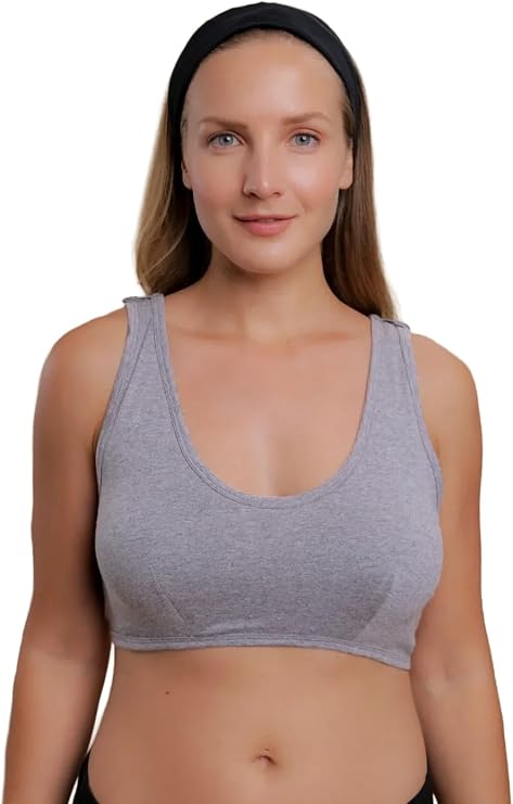 Cottonique Hypoallergenic Organic Cotton Bra Liner for Women with Skin Allergies and Sensitive Skin