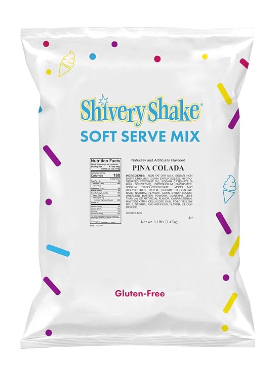 Shivery Shake Pina Colada Soft Serve Ice Cream Mix