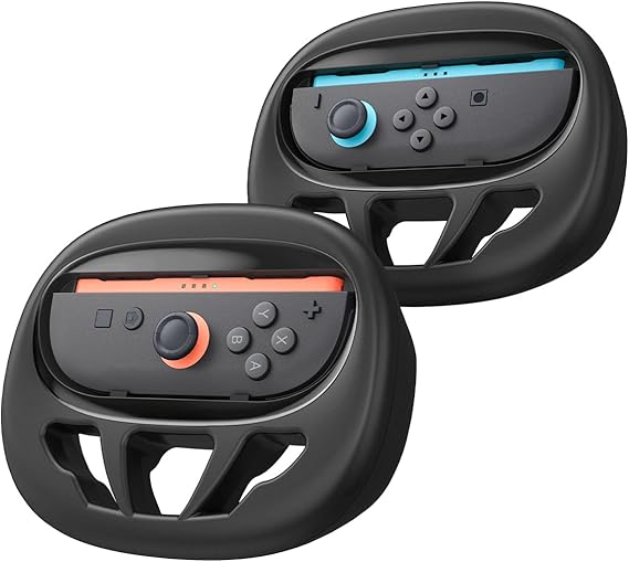 Spigen Nintendo Switch 2 ile Uyumlu Joy-Con Direksiyon Tipi Kontrol Cihazı Kılıfı (2 Adet) Siyah - AGP10163 (Spigen TR Garantili)