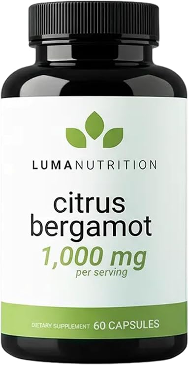 Luma Nutrition Citrus Bergamot 1000mg Supplement - 60 Capsules