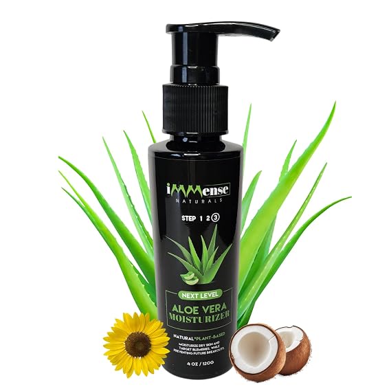 Aloe Vera Moisturizer-Face Cream for Dry Skin, Treat Blemishes- Prevent Breakouts, Natural Face Moisturizer for Women and Men.