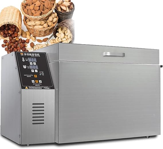 Coffee Roaster Machine Electric Bean Roaster Stainless Steel Coffee Beans Roasting Machine Timing Temperature Adjustable for Baking Coffee, Chestnut, Peanuts, Grain,4000g