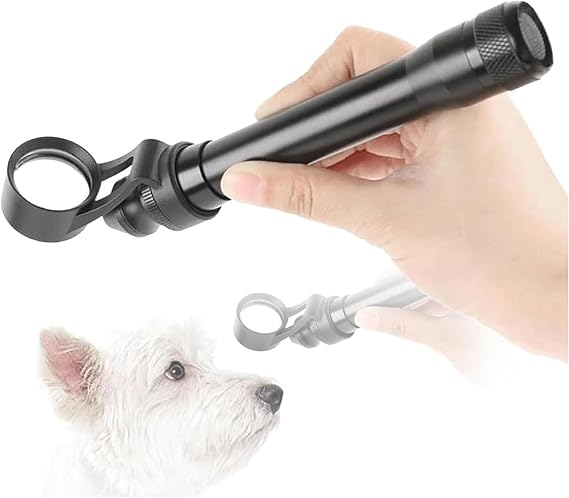 Handheld Optical Slit Lamp Microscope, Portable LED Slit Lamp with 5X Magnification, Adjustable Slit Design, Ophthalmic Examination Equipment for Pet Hospitals, Labs & Schools