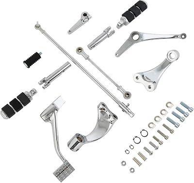 XMT-MOTO Forward Controls Kit Pegs Levers Linkages fits for Harley Davidson Sportster XL883 XL1200 2014-2022