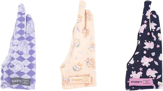 3pcs artist glove for drawing tablet