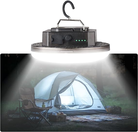 Rechargeable Camping Tent Light Portable LED Camp Lantern