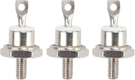engine Generator Diode 3Pcs ZX40 12 Sturdy Metal Easy Installation engine Dynamo Repair Replacement (Positive Pole)