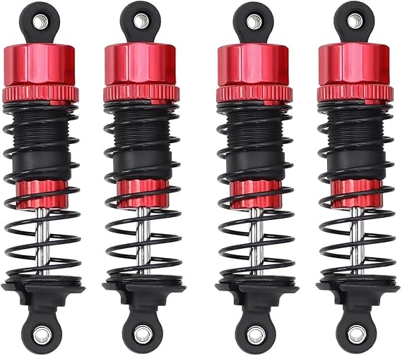 RC Accessories For MJX For Hyper For Go 1/14 14210 14209 14510B 14500B RC Car Upgrade Parts Metal Shock Absorbers Front Rear Hydraulic Shock