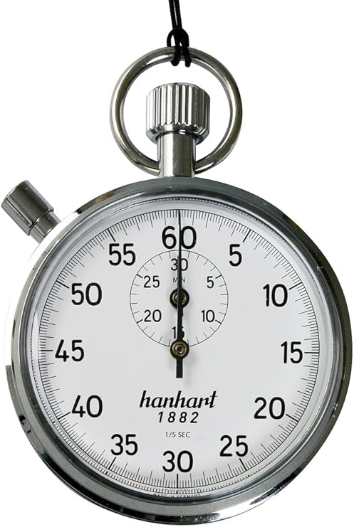 HANHART 122-05S Analog Stopwatch STS 1/5 Scale