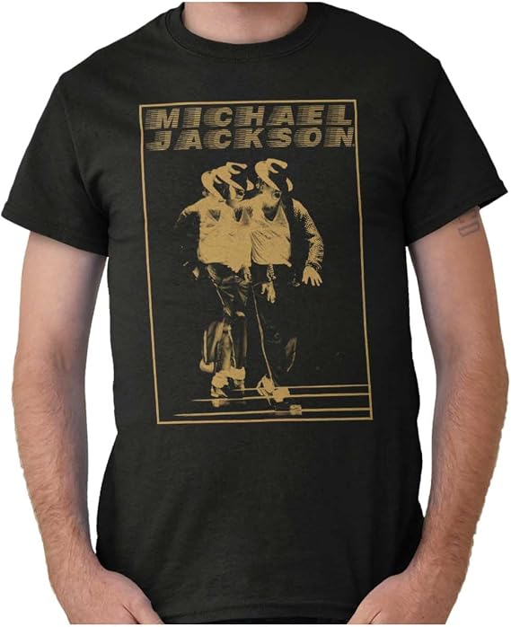 Michael Jackson Moonwalk Glitch Graphic T Shirt Men or Women