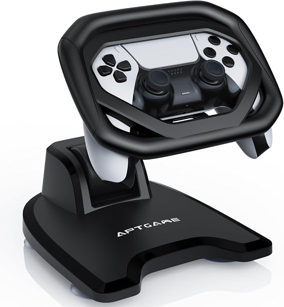PS5 Steering Wheel Stand for Elite Controllers with 4 Suction Cups