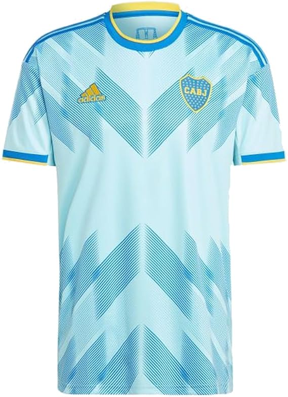 adidas Boca Juniors Men's Third Jersey (US, Alpha, Large, Regular, Regular, Polyester) Blue, Yellow