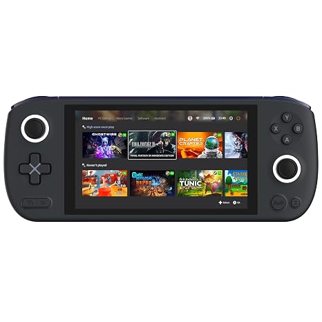 AYANEO AIR (AMD R5-5560U)- 5.5 Inches OLED Handheld PC Game Console Win 11 Laptop Touch Screen Video Game Console, CPU AMD Ryzen 5 5560U Processor Tablet PC,16GB RAM, 512GB Storage (Polar black)