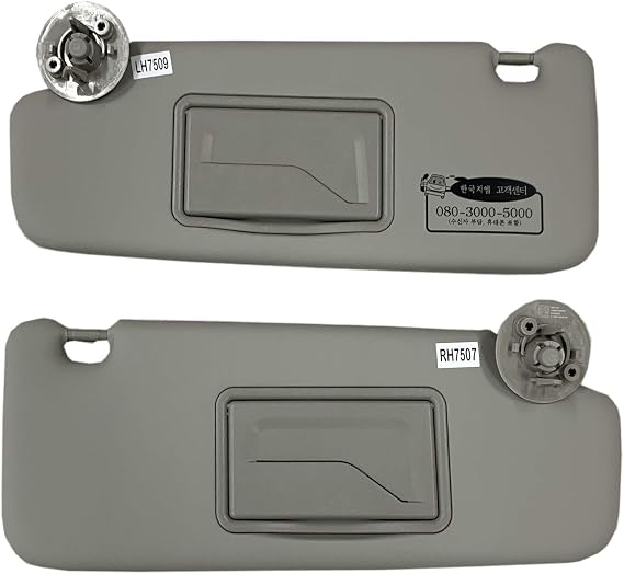 Chevrolet Interior Sun Visor Shade LH+RH 2P Gray for GM Sonic 2012+ OEM Parts