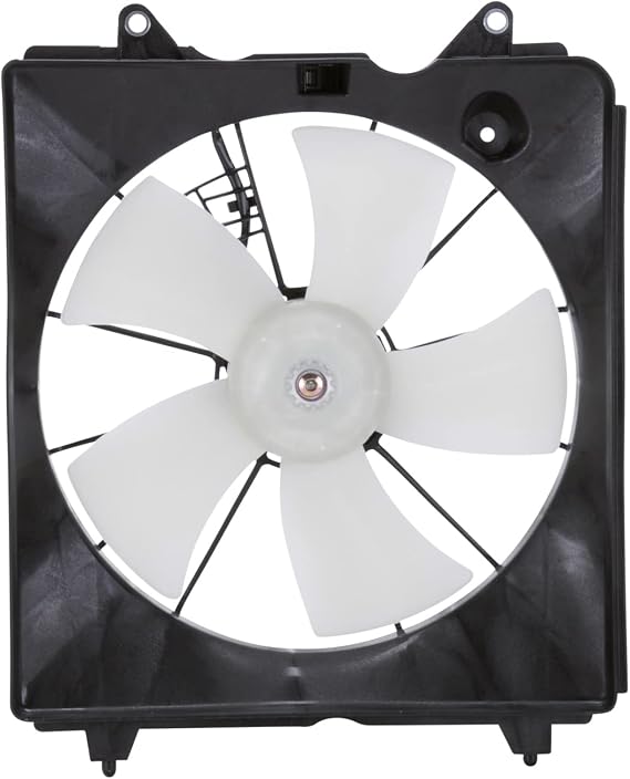 TYC 600820 Cooling Fan Assembly Compatible with 2007-2009 Honda CRV, Black